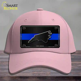 North Carolina Thin Blue Line Novelty License Plate Hat Cotton / Pink