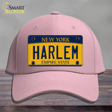 Harlem New York Novelty License Plate Hat Cotton / Pink