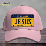 Jesus New York Novelty License Plate Hat Cotton / Pink