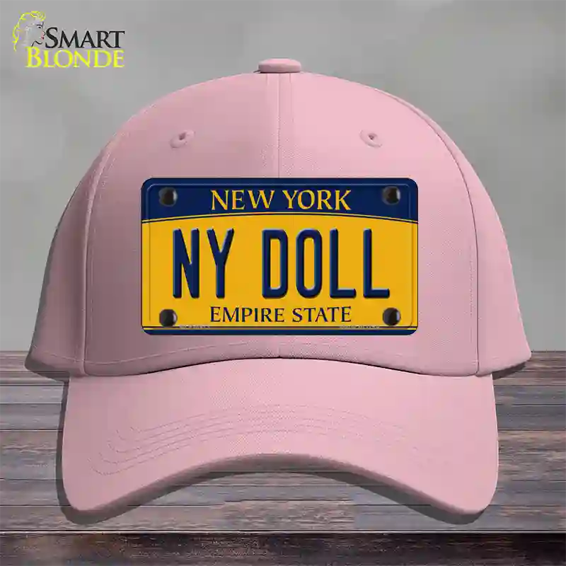 NY Doll New York Novelty License Plate Hat Cotton / Pink