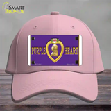 Purple Heart Novelty License Plate Hat Cotton / Pink