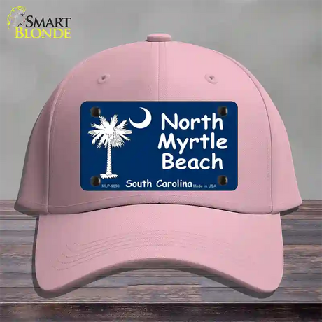 North Myrtle Beach Flag Novelty License Plate Hat Cotton / Pink