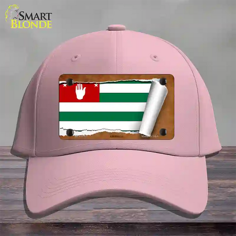 Abkhazia Flag Scroll Novelty License Plate Hat Cotton / Pink