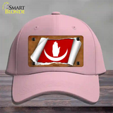 Anjouan Flag Scroll Novelty License Plate Hat Cotton / Pink