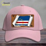 Camp Verde Flag Scroll Novelty License Plate Hat Cotton / Pink