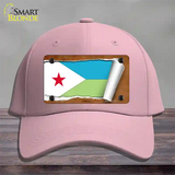 Djibouti Flag Scroll Novelty License Plate Hat Cotton / Pink