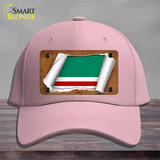 Ichkeria Flag Scroll Novelty License Plate Hat Cotton / Pink