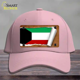 Kuwait Flag Scroll Novelty License Plate Hat Cotton / Pink