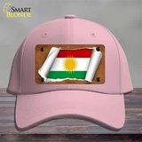 Kurdistan Flag Scroll Novelty License Plate Hat Cotton / Pink