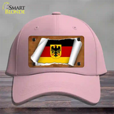 Germany Coat of Arms Flag Scroll Novelty License Plate Hat Cotton / Pink