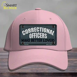 Corrections Officer Better Lover Novelty License Plate Hat Cotton / Pink