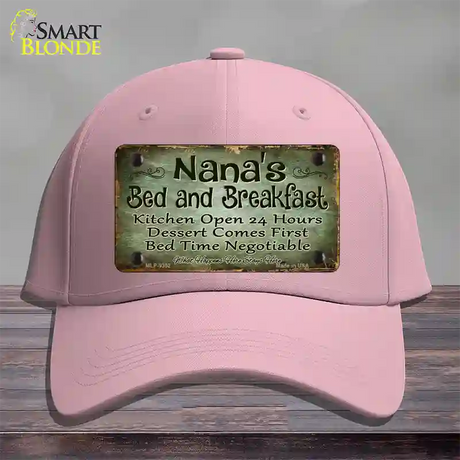 Nanas Bed And Breakfast Novelty License Plate Hat Cotton / Pink