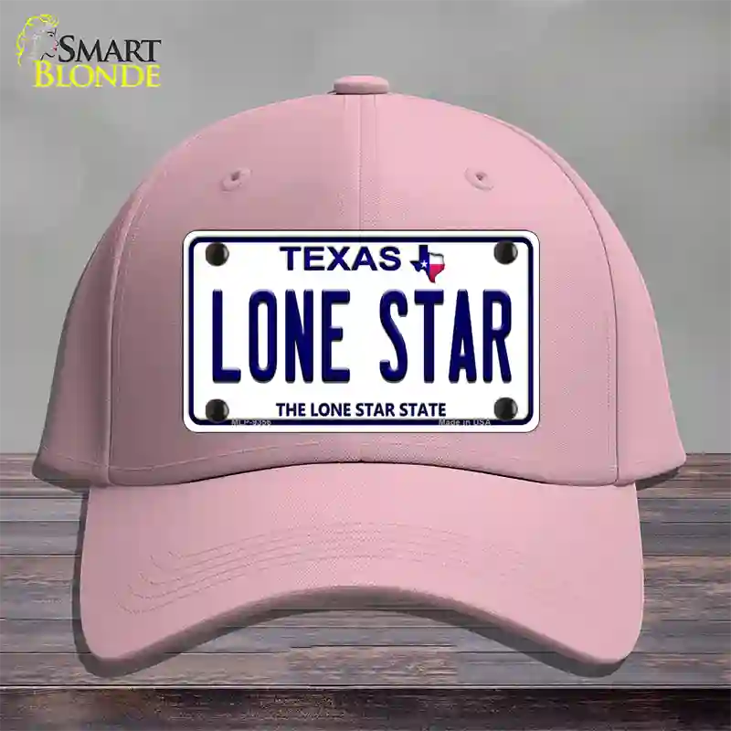 Lone Star Texas Novelty License Plate Hat Cotton / Pink