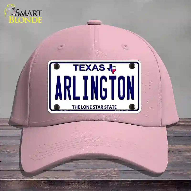 Arlington Texas Novelty License Plate Hat Cotton / Pink