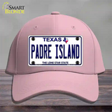 Padre Island Texas Novelty License Plate Hat Cotton / Pink