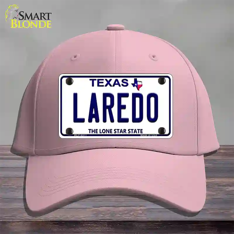 Laredo Texas Novelty License Plate Hat Cotton / Pink