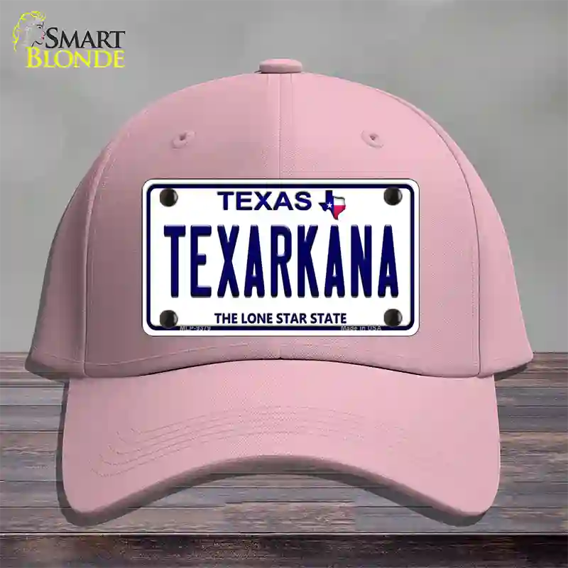 Texarkana Texas Novelty License Plate Hat Cotton / Pink