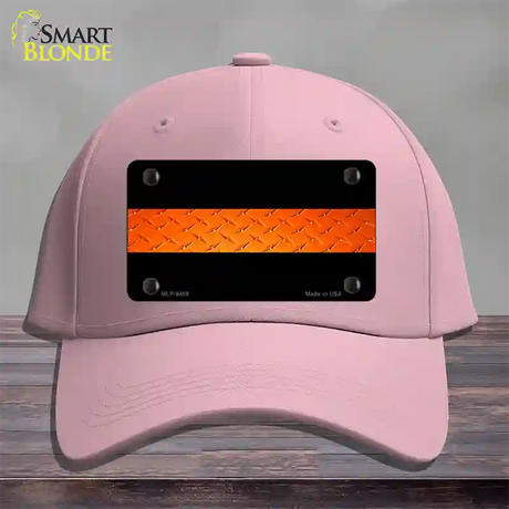 Rescue Personnel Diamond Novelty License Plate Hat Cotton / Pink