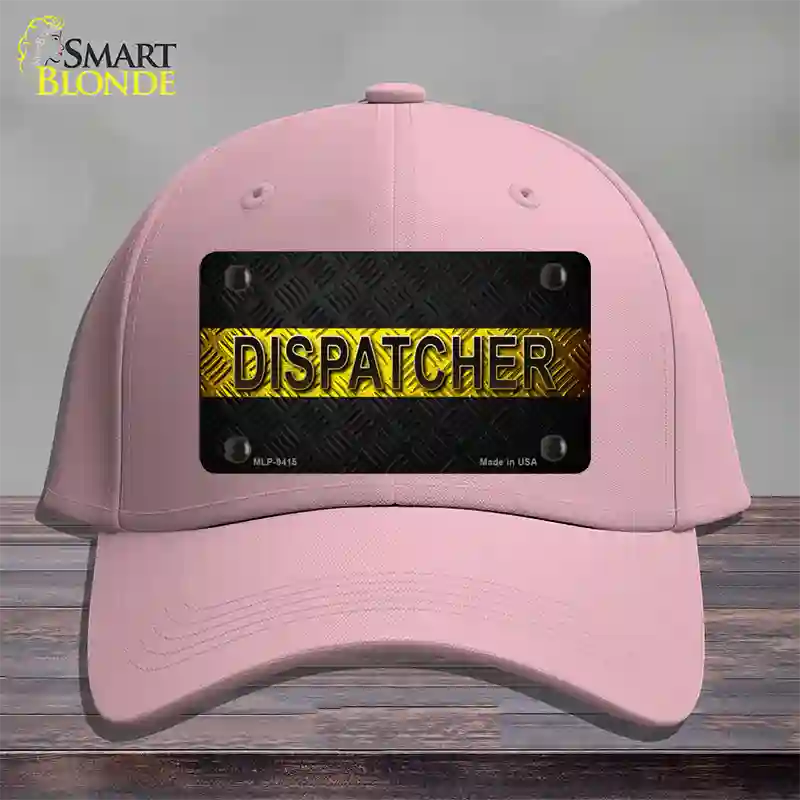 Dispatcher Novelty License Plate Hat Cotton / Pink