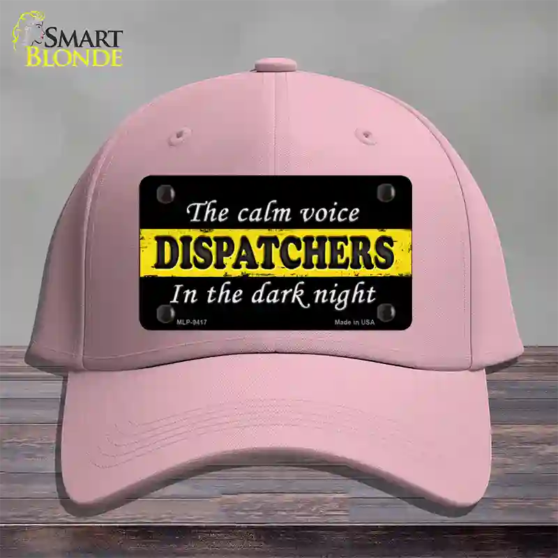 The Calm Voice Dispatchers Novelty License Plate Hat Cotton / Pink