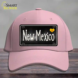 New Mexico Flag Script Novelty License Plate Hat Cotton / Pink