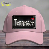 Tennessee Flag Script Novelty License Plate Hat Cotton / Pink