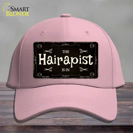 Hairapist Novelty License Plate Hat Cotton / Pink