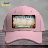 Georgia Peach Rusty Blank Novelty License Plate Hat Cotton / Pink