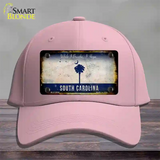 South Carolina I Breathe Rusty Blank Novelty License Plate Hat Cotton / Pink