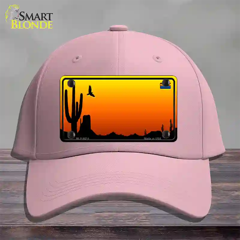 AZ Blank Scenic Novelty License Plate Hat Cotton / Pink