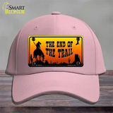 End Of Trail Scenic Novelty License Plate Hat Cotton / Pink