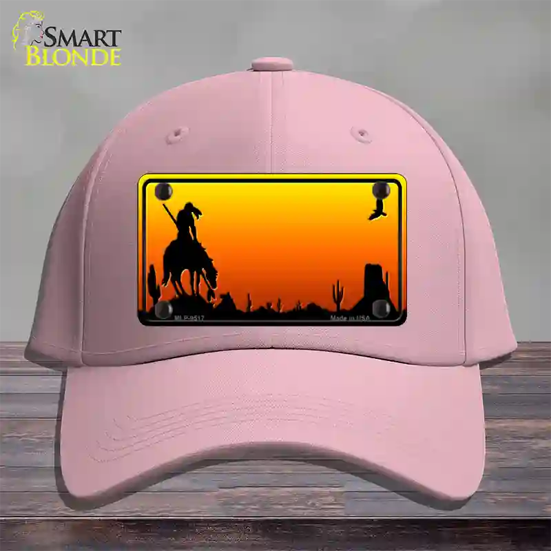 End Trail Blank Scenic Novelty License Plate Hat Cotton / Pink