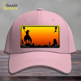 End Trail Blank Scenic Novelty License Plate Hat Cotton / Pink