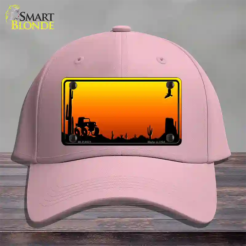 Jeep Blank Scenic Novelty License Plate Hat Cotton / Pink