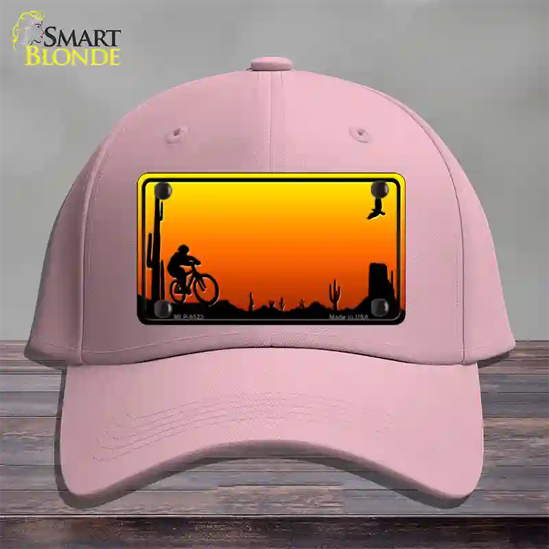 Biker Blank Scenic Novelty License Plate Hat Cotton / Pink