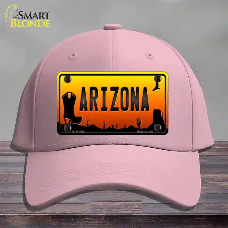 Boot Arizona Scenic Novelty License Plate Hat Cotton / Pink