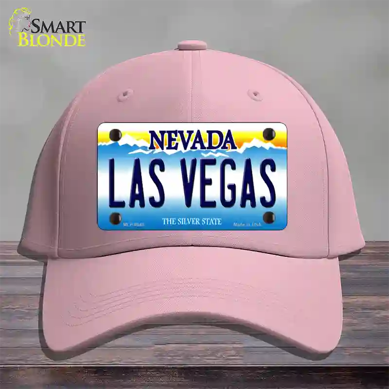 Las Vegas Nevada Novelty License Plate Hat Cotton / Pink