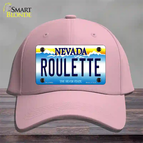 Roulette Nevada Novelty License Plate Hat Cotton / Pink