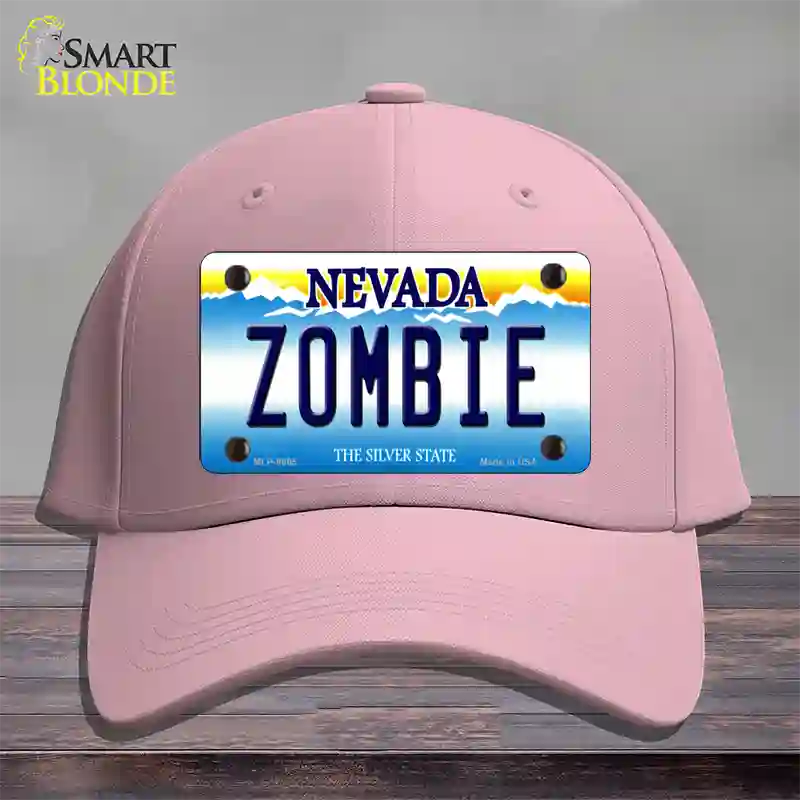 Zombie Nevada Novelty License Plate Hat Cotton / Pink