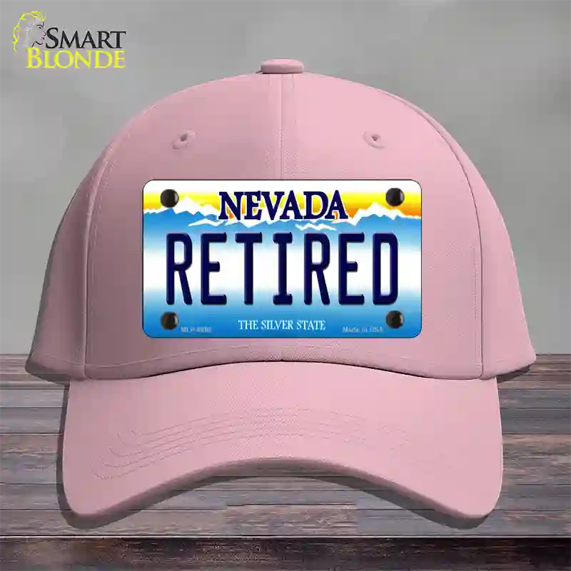 Retired Nevada Novelty License Plate Hat Cotton / Pink