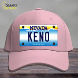 Keno Nevada Novelty License Plate Hat Cotton / Pink