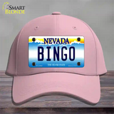 Bingo Nevada Novelty License Plate Hat Cotton / Pink