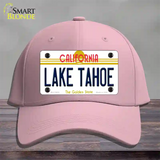 Lake Tahoe California Novelty License Plate Hat Cotton / Pink