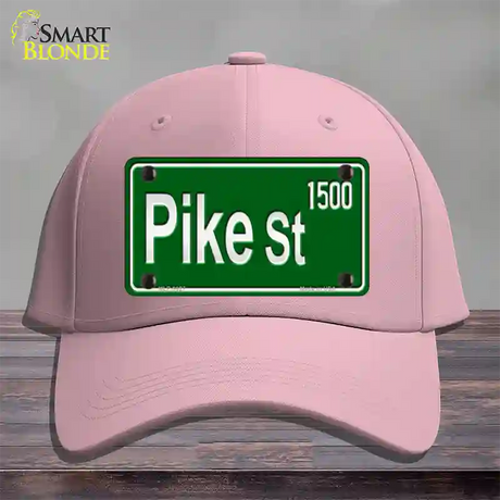 Pike St 1500 Novelty License Plate Hat Cotton / Pink