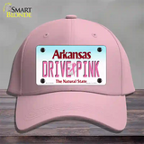 Drive Pink Arkansas Novelty License Plate Hat Cotton / Pink