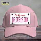 Drive Pink California Novelty License Plate Hat Cotton / Pink