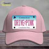 Drive Pink Connecticut Novelty License Plate Hat Cotton / Pink