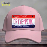 Drive Pink Idaho Novelty License Plate Hat Cotton / Pink