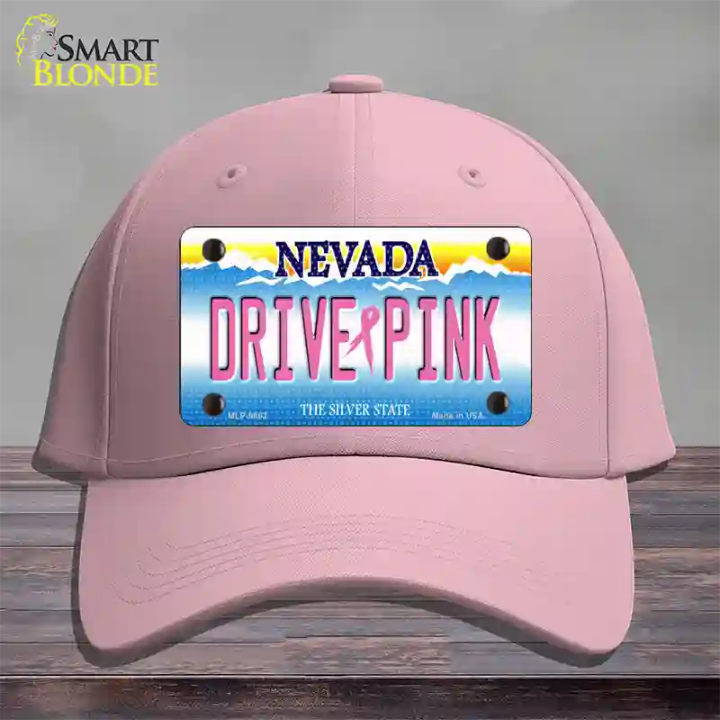 Drive Pink Nevada Novelty License Plate Hat Cotton / Pink