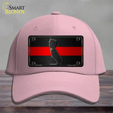 California Thin Red Line Novelty License Plate Hat Cotton / Pink